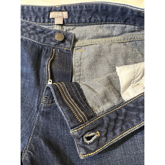 J. Jill Denim Womens Jeans Size 12 High Rise Straight Leg Blue Dark Wash - Picture 5 of 12